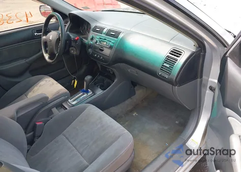2004 Honda Civic Ex из США, поврежденный, VIN 2HGES26824H537402